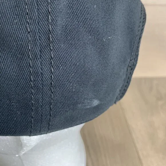 American Flag Front Ball Cap Black Adjustable Strap and Clamp Close - Picture 4 of 10